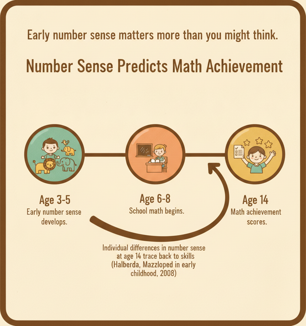Infographic: Early number sense matters more than you might think