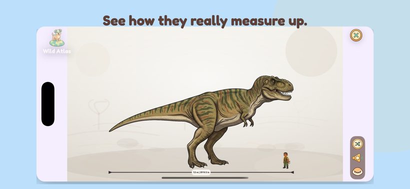 Size comparison — how big is a T. rex